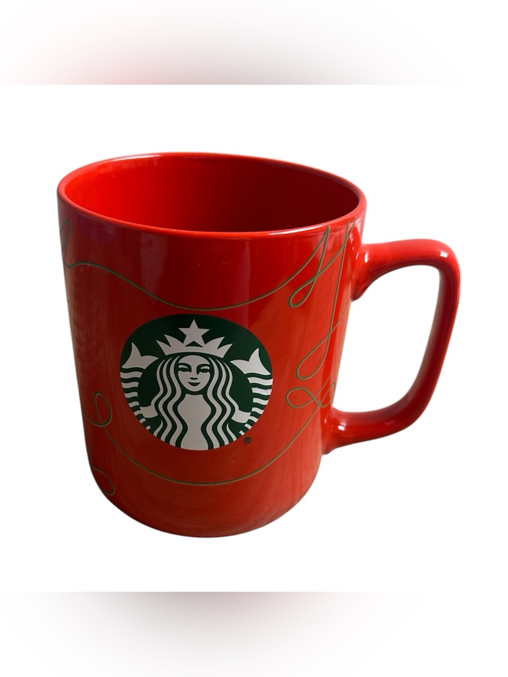 Starbucks Logo Holiday 2020 Collectors Coffee Mug Red Ribbon Design 16oz